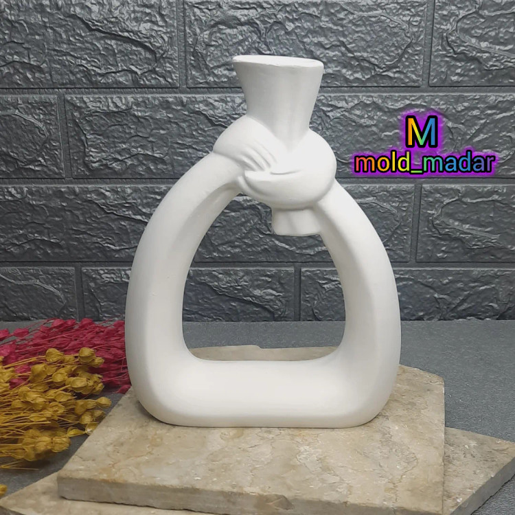 قالب سیلیکونی گلدان گره