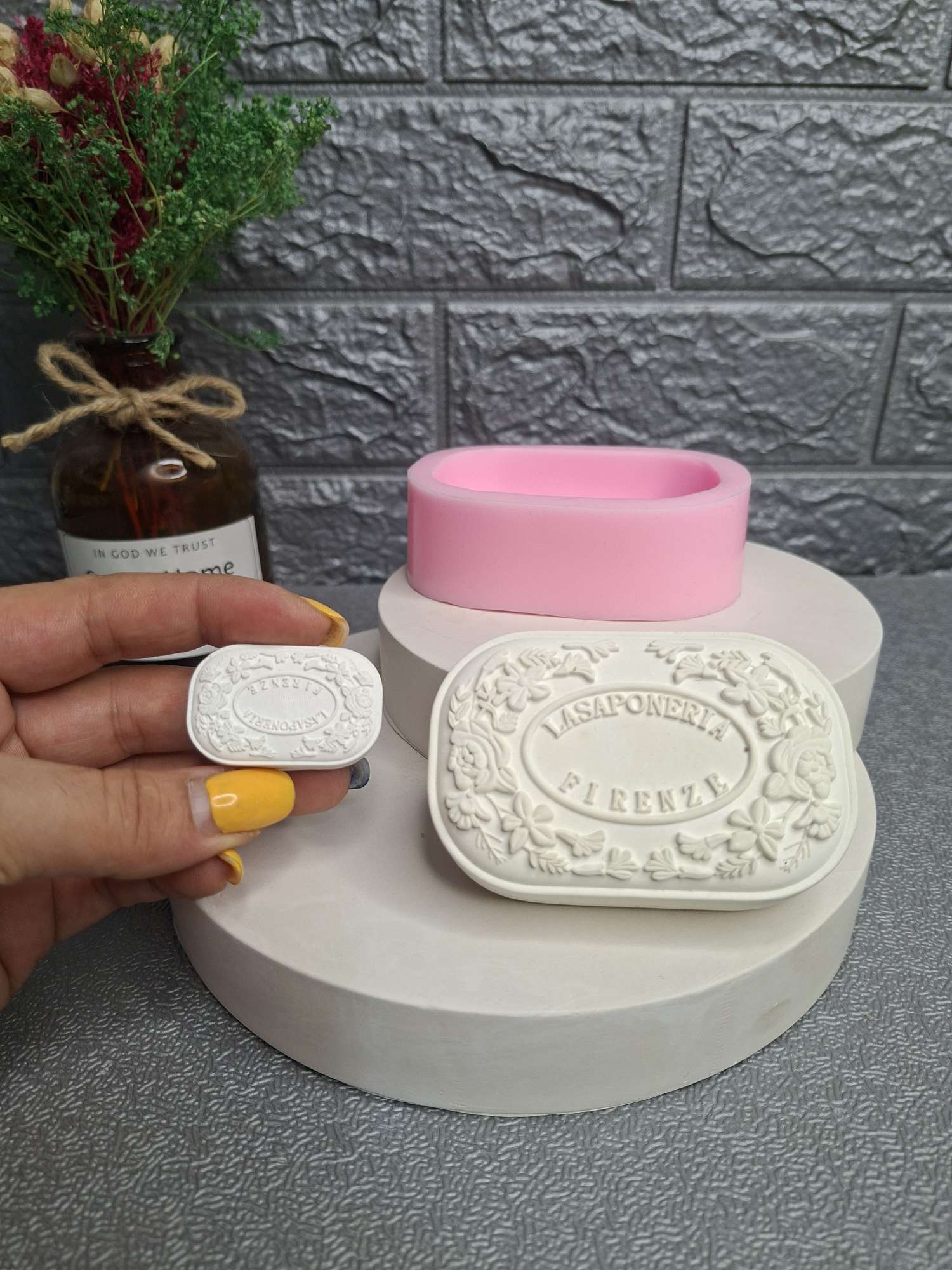 قالب سیلیکونی صابون طرحدار